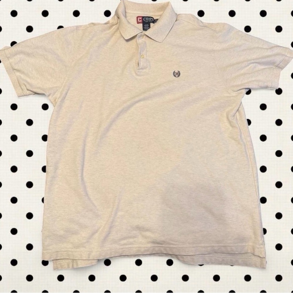 Chaps Ralph Lauren Light Beige Polo Shirt